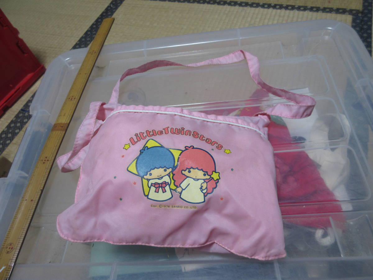 R051123 断捨離 処分 サンリオ キキララ リトルツインスター 子供用 カッパ レインウエア USED拍卖