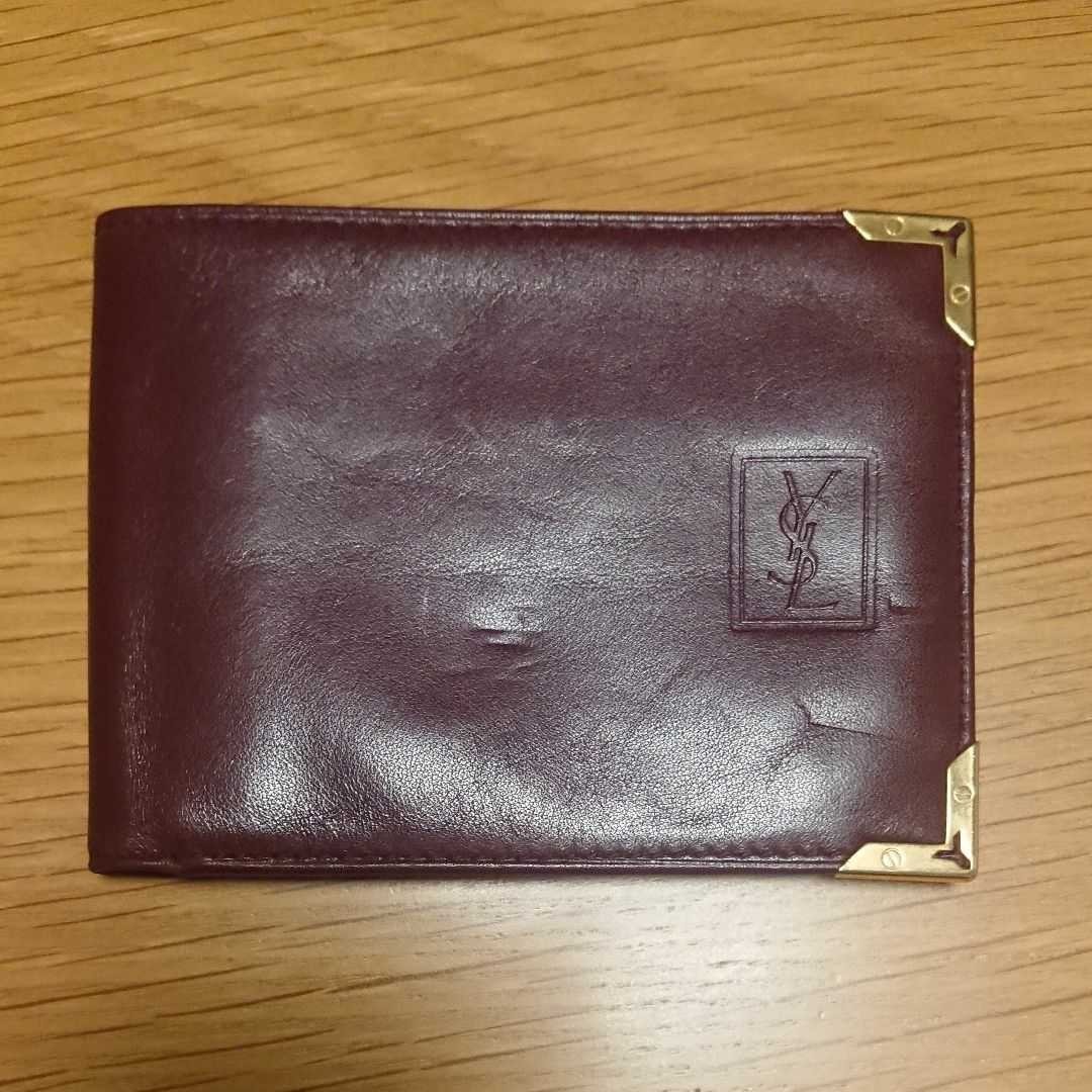 イヴ・サンローラン財布 二つ折り財布 イヴサンローラン 折り財布 拍卖