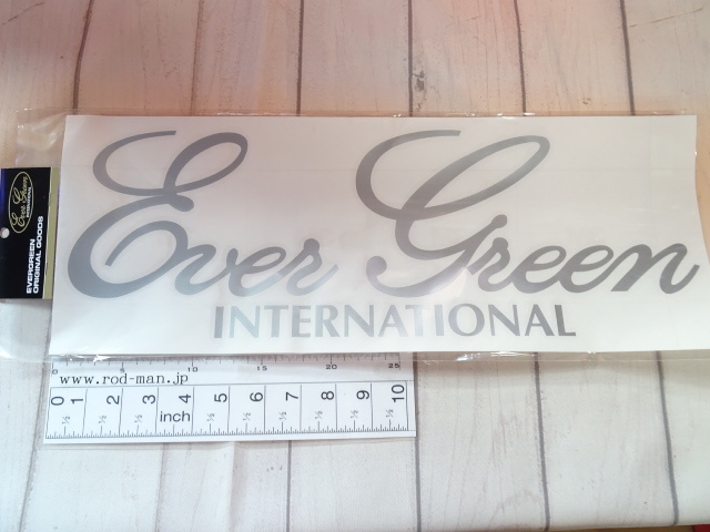 エバーグリーン★エバーグリーンボートディカル★#シルバー★Lサイズ拍卖