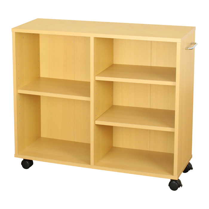 押し入れ 本棚 キャスター付き カラーボックス 幅25 押入れ収納 収納ワゴン 収納 木製 隙間収納 茶 ナチュラル MTKMK-0042NA拍卖