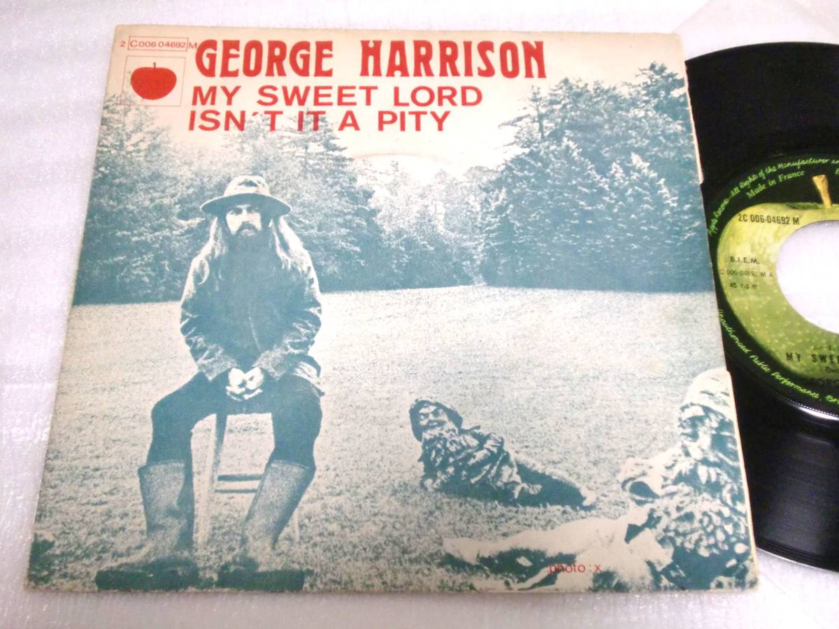 EP GEORGE HARRISON/MY SWEET LORD/ISN'T IT A PITY/仏盤拍卖