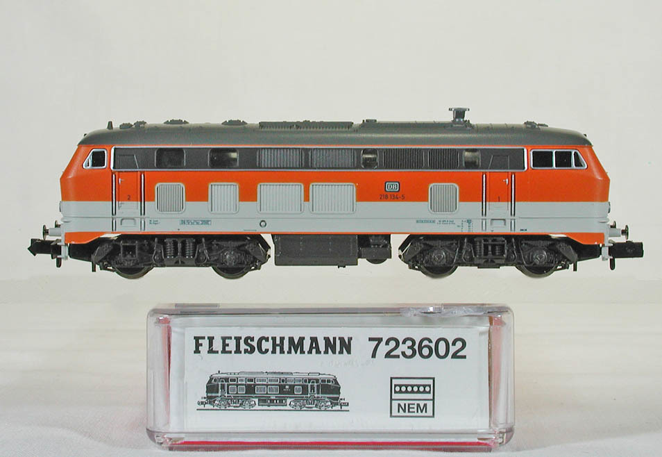 FLAISCHMANN #723602 DB (旧西ドイツ国鉄) BR218型ディーゼル機関車 Sバーン塗装 ● 特価 ●拍卖