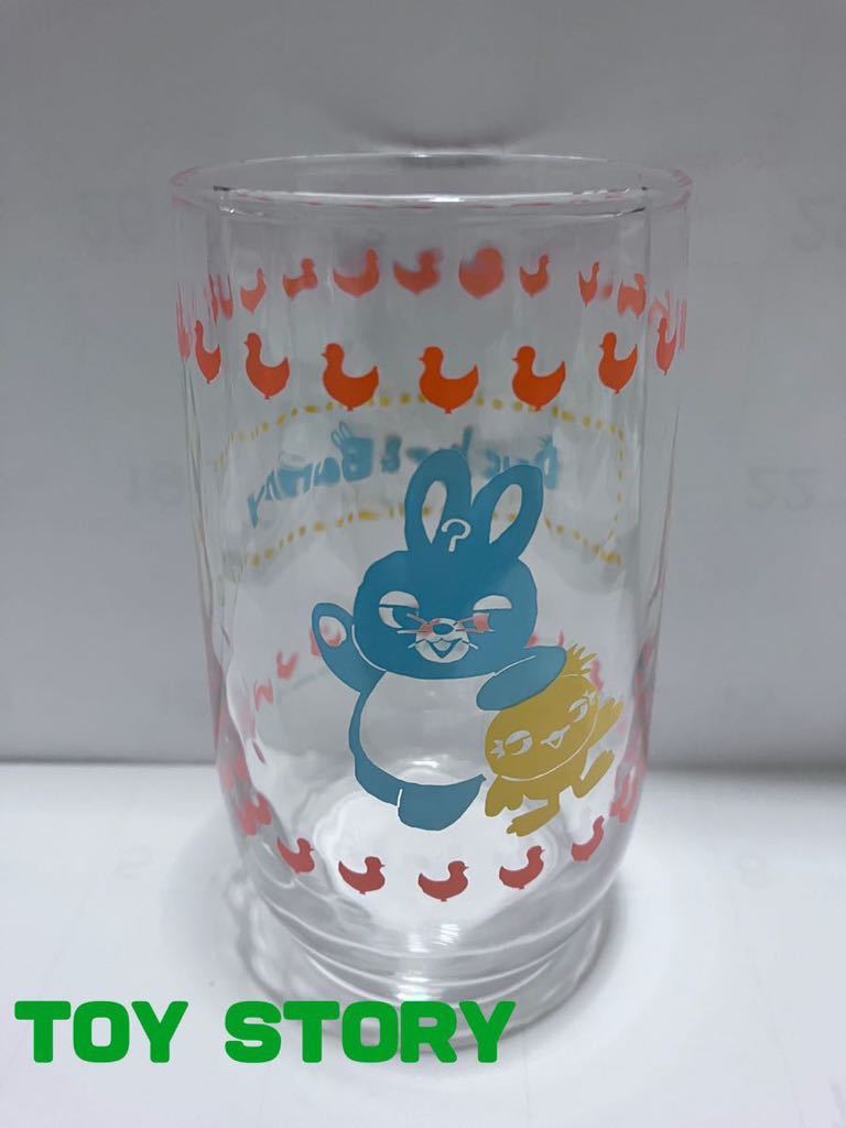 (箱無し)トイストーリー ダッキー&バニー レトロ調 グラス コップ 1番くじ拍卖