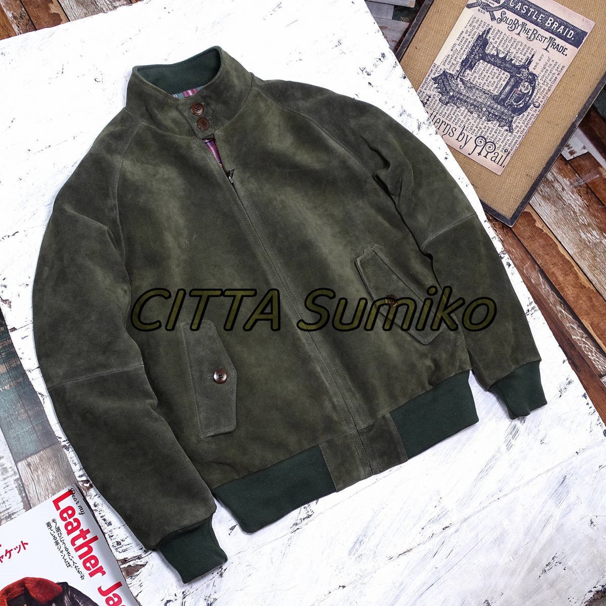 高品質 超人気★ G9レザージャケット 上品 本革 牛革 ライダースジャケット スエードジャケット 革ジャン S~4XL グリーン拍卖