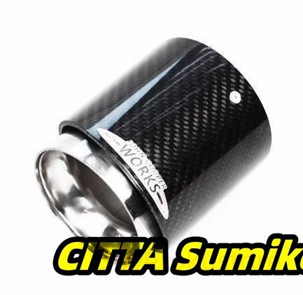 ミニクーパー R60 R61 F60 F54 F55 F56 F57 R55 R56 R57 R58 R59 s jcw 炭素繊維排気 tip パイプトップ品質車のアクセサリー拍卖