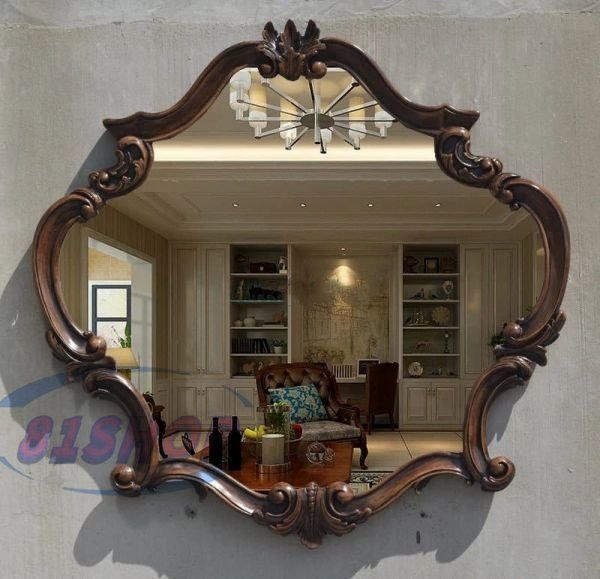 特売★大人気 アンティーク調 壁掛け鏡 壁掛け 壁掛けミラー ウォールミラー 大きいサイズ 品質保証拍卖