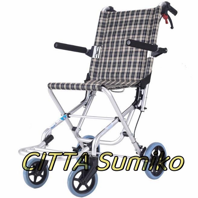 品質保証 折り畳み 老人 高齢者 障害者軽量アルミニウム合金製 機内持ち込み 車いす 車イス 格子縞 介助型車椅子 介護用品 組み立て不要拍卖