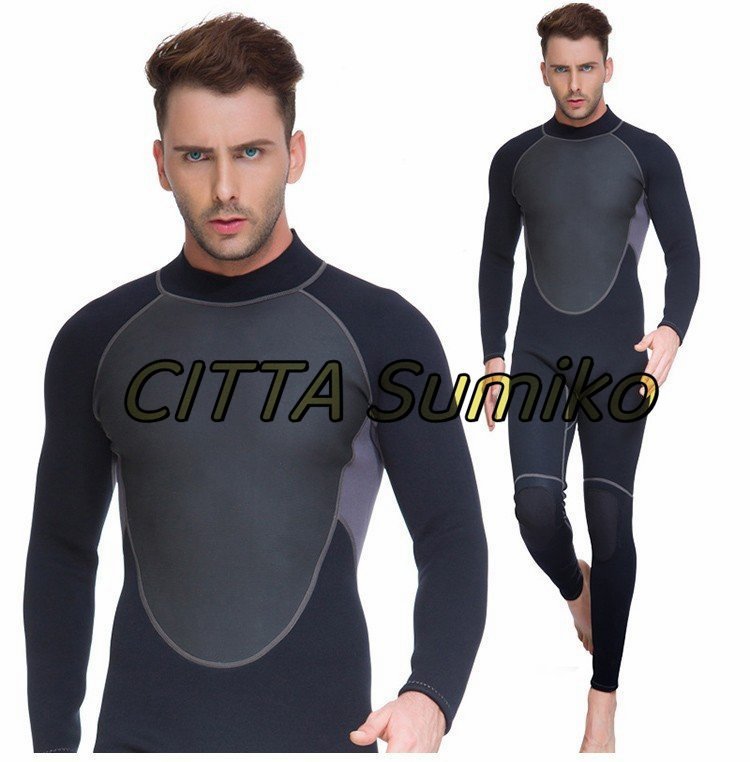 新品推薦 ウェットスーツ フルスーツ メンズ 3mm ストレッチ ネオプレーン 保温 ダイビング サーフィン バックジップ拍卖