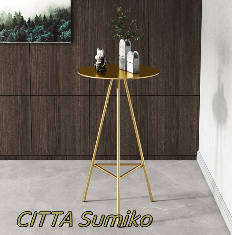 店長特選 バーテーブル コンソールテーブル おしゃれ モダン 北欧 アンティーク 丸 ハイレッグテーブル カウンター おすすめ拍卖