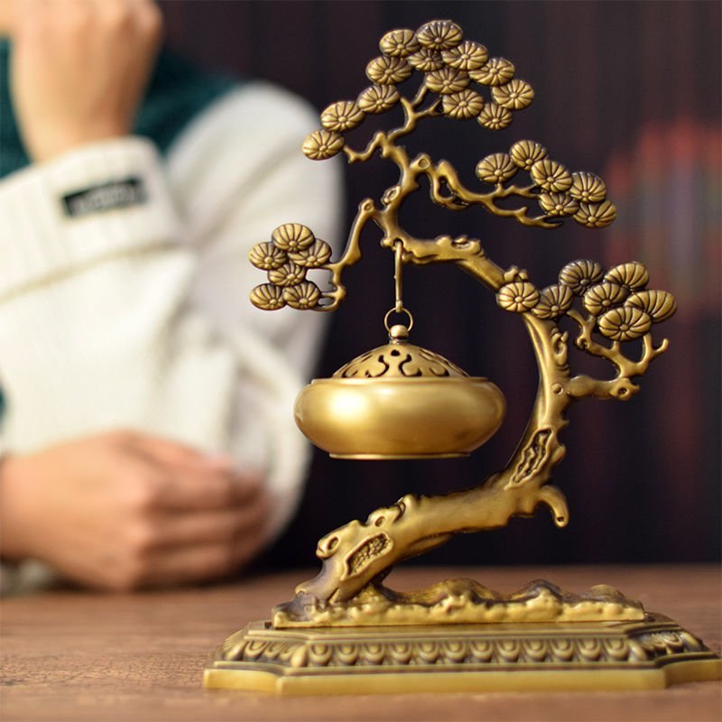 新入荷 香炉 銅器 銅製品 鎮宅辟邪 開運風水 招財 置物 工芸品 生活 ギフト 装飾品拍卖