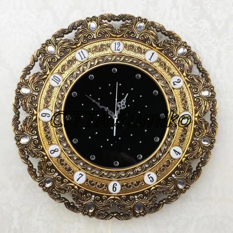 好評 人気美品★ ヨーロッパ 宮廷スタイル 復古 柱時計 応接間 豪華 時計 家庭用 静音時計 おしゃれ 創意 壁掛け時計拍卖