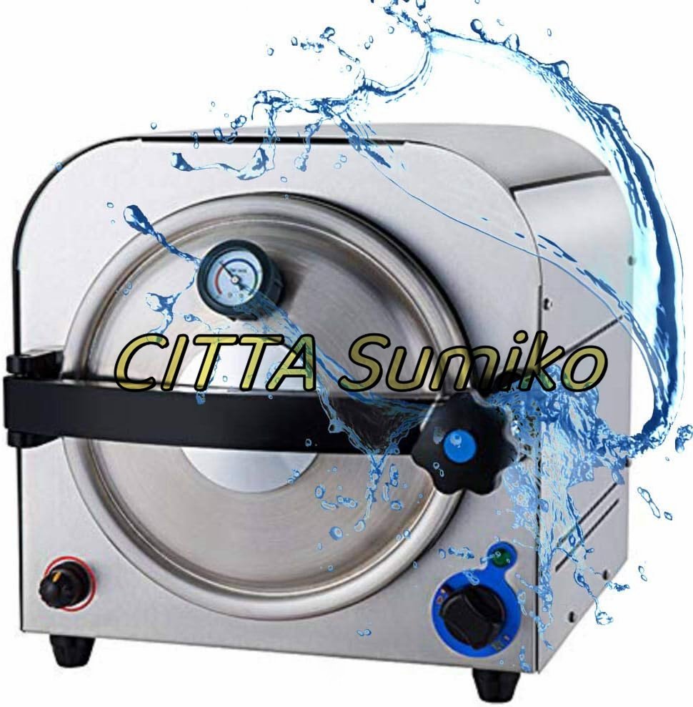 注目新作 品質保証★歯科 高圧蒸気滅菌器 オートクレーブ 滅菌器 小型 14L 全自動 LCDディスプレイ移動便利拍卖