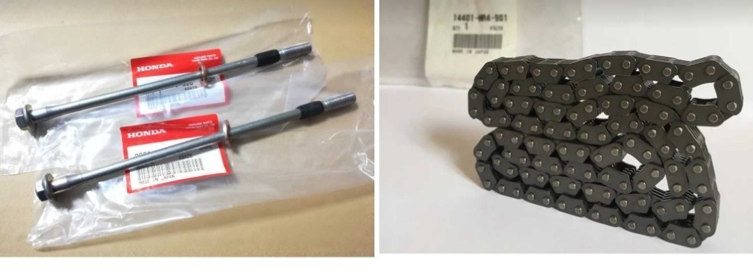 ペイペイCB400T ホークⅡ CB400N ホークⅢ CB400D スーパーホークⅢR 純正 シリンダー ボルト ゴム付 カム チエン チェーン CB450T CB450N拍卖