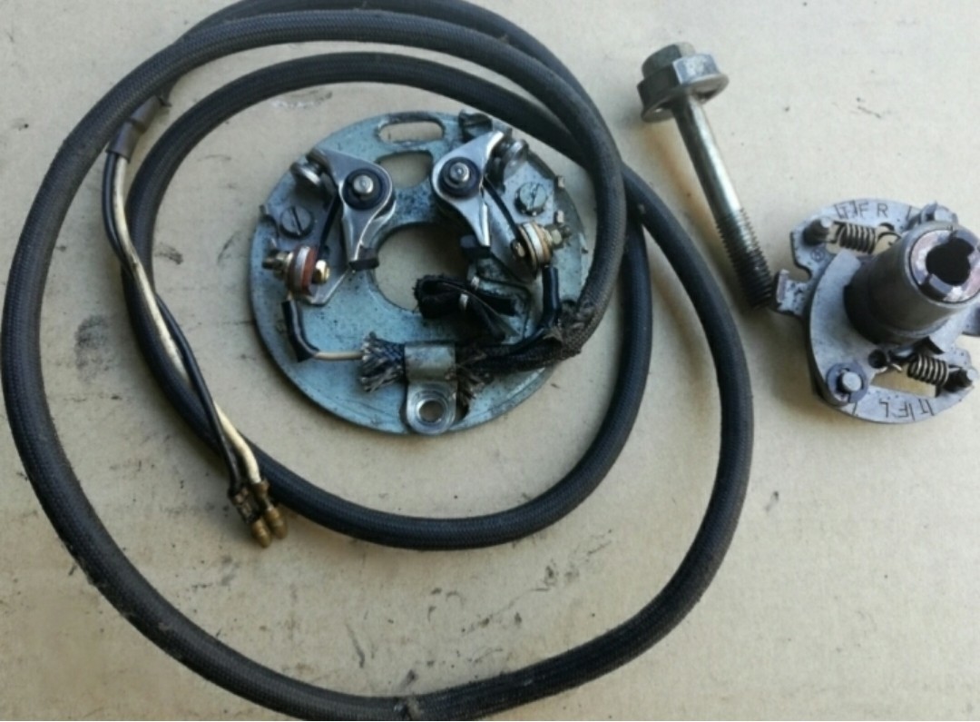 SUZUKI GS400 GS400L GS425 ポイント セット ガバナ 貴重 実働 ND 日本電装製 拍卖