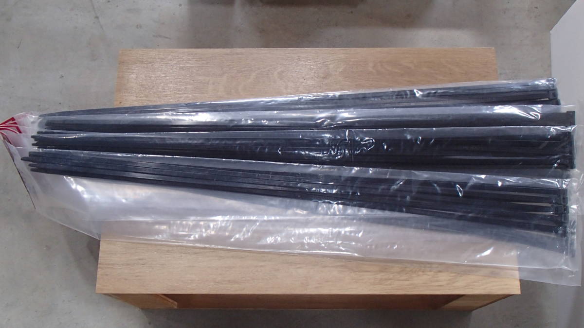 ケーブルタイ 結束バンド 耐侯タイプ 長さ約90㎝ 約100本拍卖