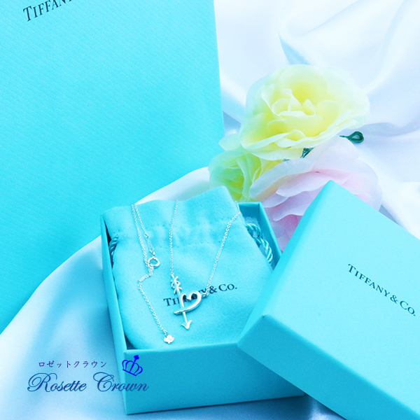 ◆新品◆値下げ交渉 は 質問で◆未使用◆ティファニー◆ ラビング ハート アロー ペンダント◆拍卖