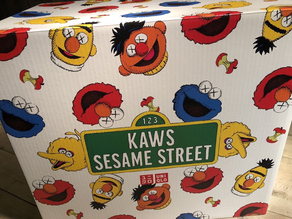 UNIQLO × KAWS × SESAME STREET ぬいぐるみ コルプリートBOX(ユニクロ・カウズ・セサミストリート)拍卖