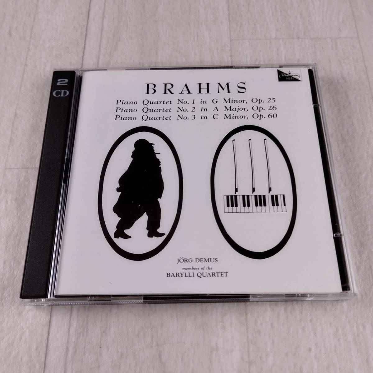 1MC5 CD イエルク・デムス バリリ四重奏団員 ブラームス ピアノ四重奏曲拍卖