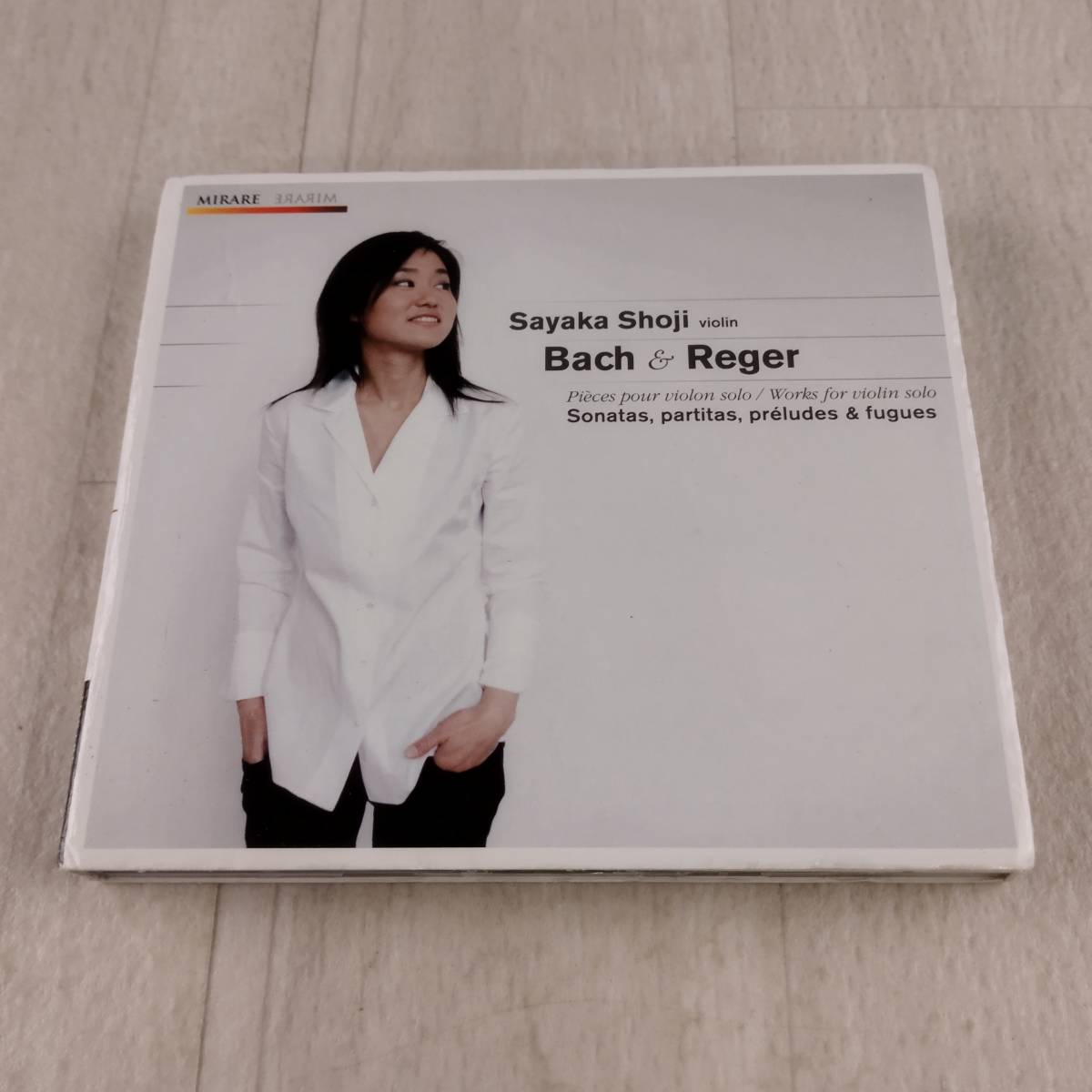 1MC6 CD Sayaka Shoji Bach Reger Sonates partitas preludes & fugues拍卖