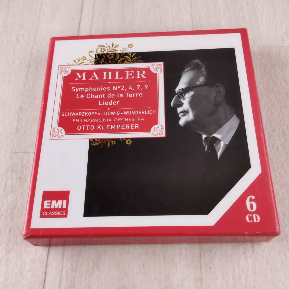 1MC6 CD OTTO KLEMPERER MAHLER SYMPHONIES N゜2 .4 .7 .9 LE CHANT DE LA TERRE LIEDER拍卖