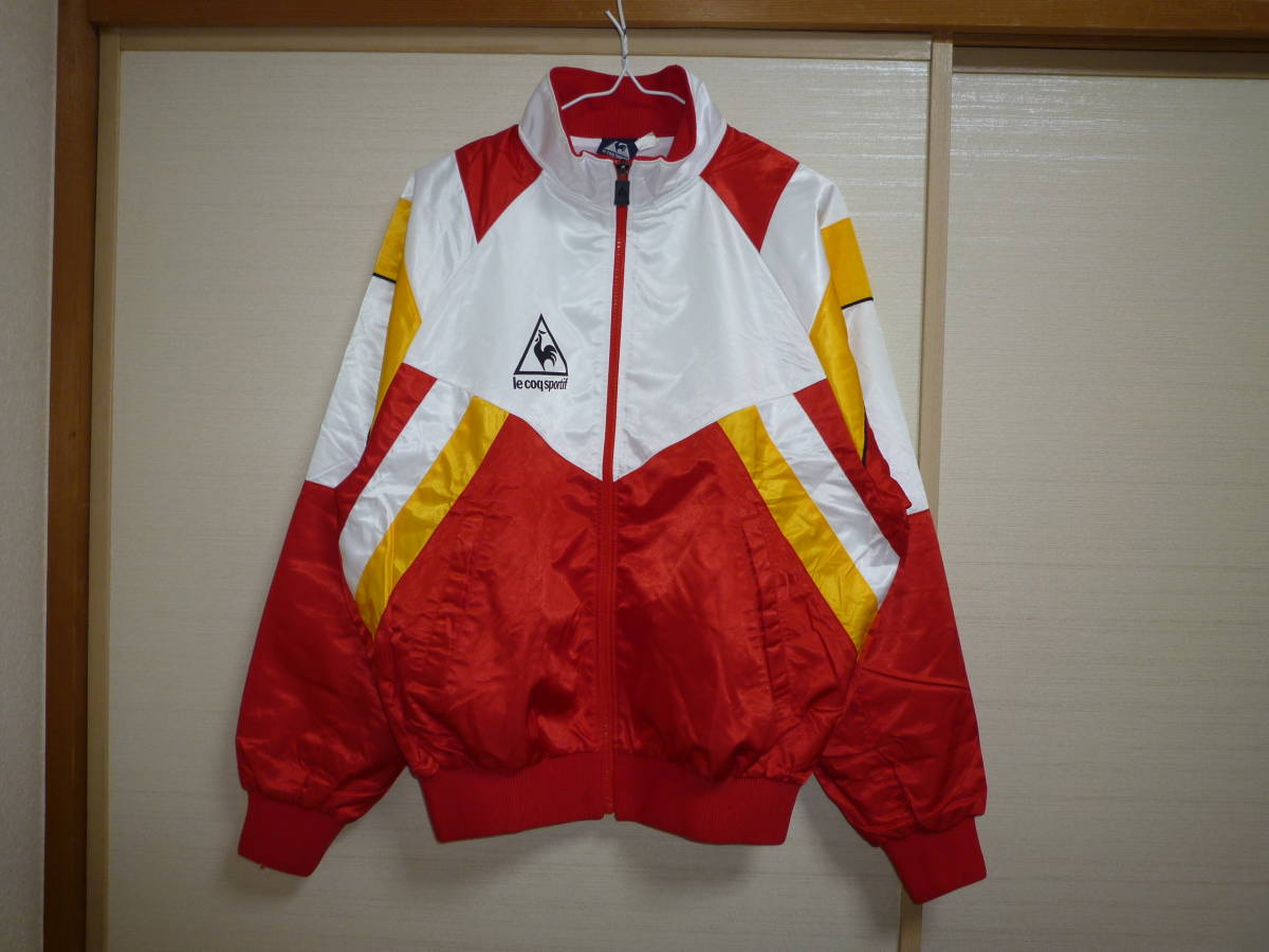 ルコック ナイロンジャケット Mサイズ 名古屋グランパス柄拍卖