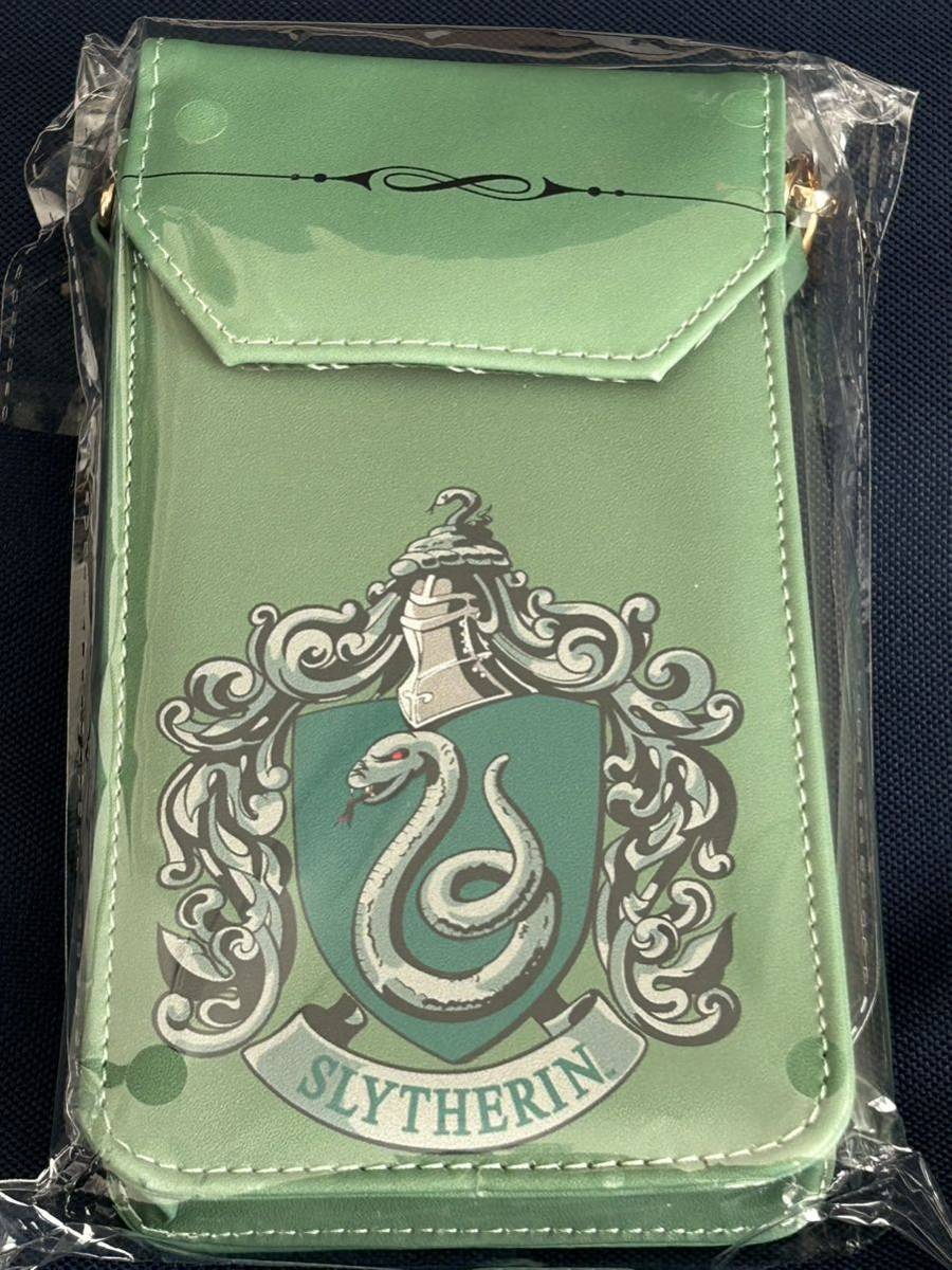 数量4 新品・未開封【スリザリン(SLYTHERIN)】ハリー・ポッタープレミアムショルダースマホポーチ拍卖