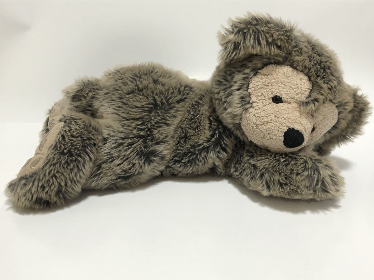 激レア WDW 限定 Disney Bear Gray ダッフィー 原型 寝転び 寝そべり ぬいぐるみ 2002 2003 ディズニー ぬいぐるみ拍卖