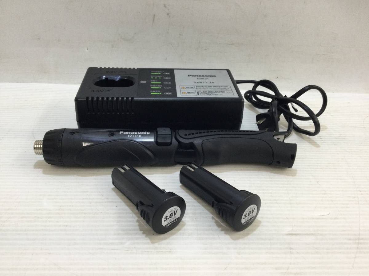 【未使用品】Panasonic 充電スティックドリルドライバー 3.6V 【電池パック2個・充電器】 EZ7410/IT610KUZM8HS拍卖