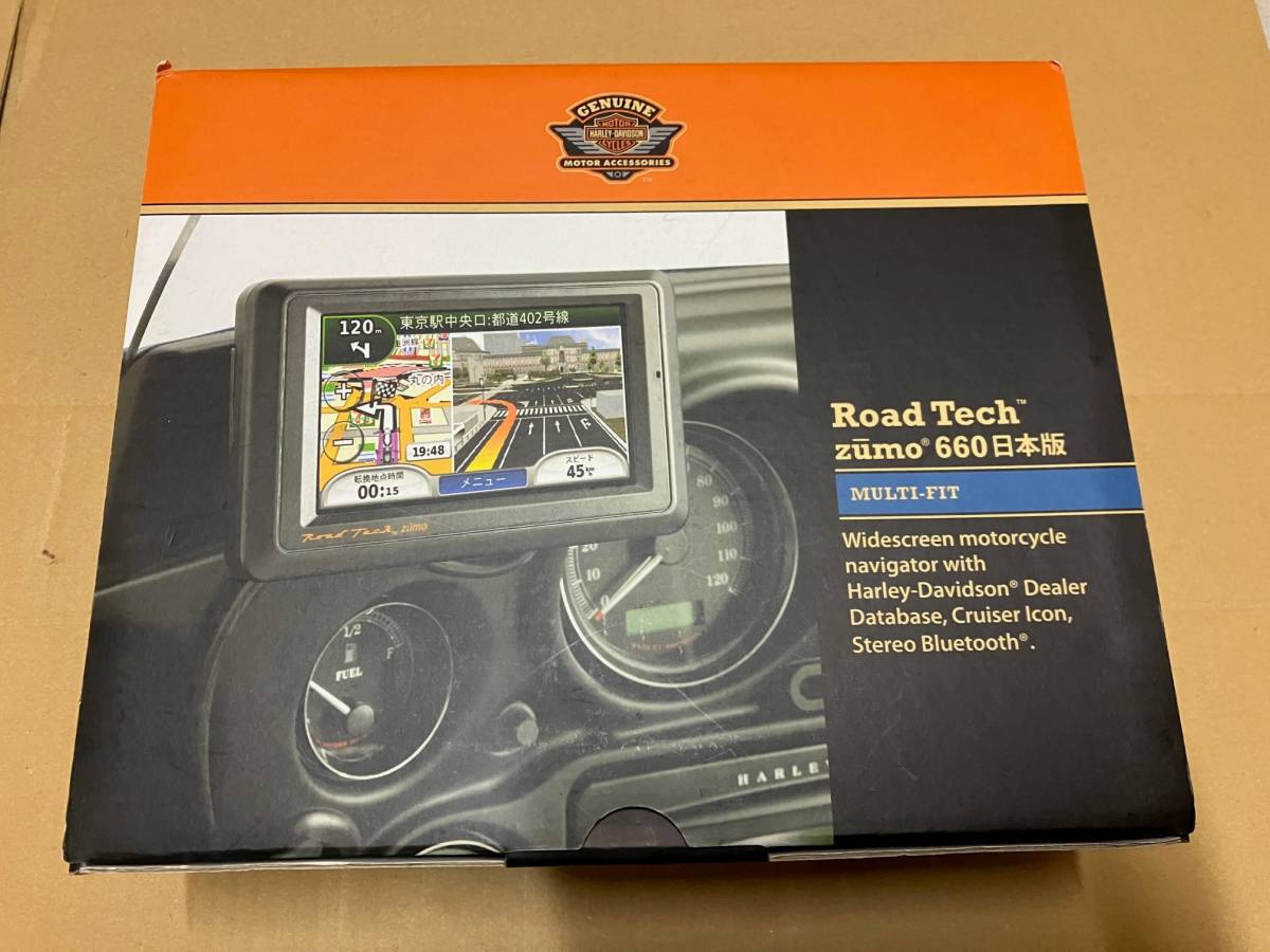 ☆★使用頻度少! ハーレー純正ナビゲーション ZUMO660 GPSナビゲーター & ハンドルバー マウントキットセット★☆拍卖