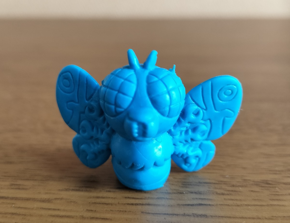 バンダイ【ゴジラ怪獣軍団】ゴジラSD-No.03モスラ成虫#青#塩ビ人形ソフビ《TOHO東宝》3.0cm×4.0cm《1990年代当時物》拍卖