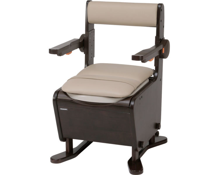 パナソニック 家具調トイレ <座楽> ひじ掛けはねあげ プラスチック便座タイプ拍卖