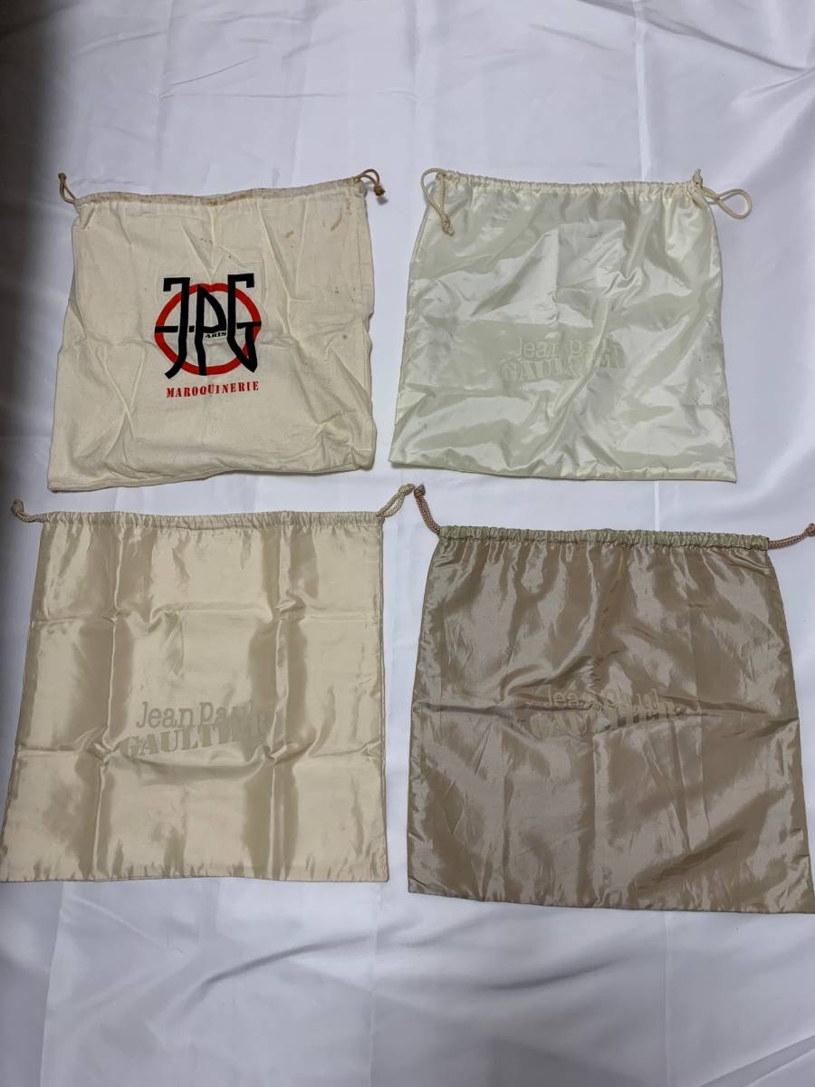 Jean Paul GAULTIER ジャンポールゴルチエ ゴルチェ 袋 バッグ 収納 ケース アーカイブ archive bag 4点セット拍卖