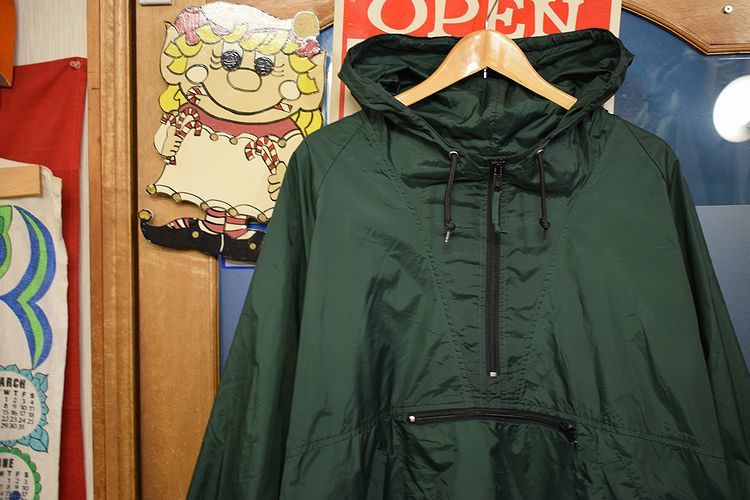 ビックサイズ◎OLDGAPオールドギャップナイロンアノラックパーカグリーン緑XLアメカジストリートアウトドアハーフジップ h23507拍卖