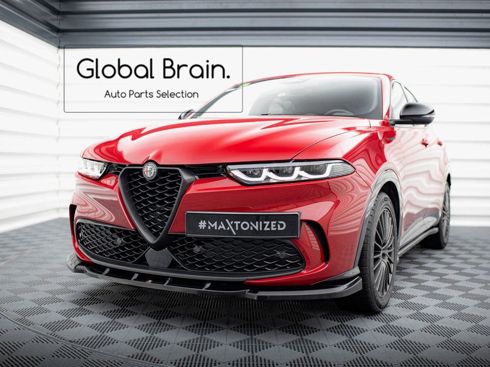 アルファロメオ トナーレ フロント リップ スポイラー V2/ フロント スプリッター エプロン バンパー ディフューザー スカート エアロ拍卖