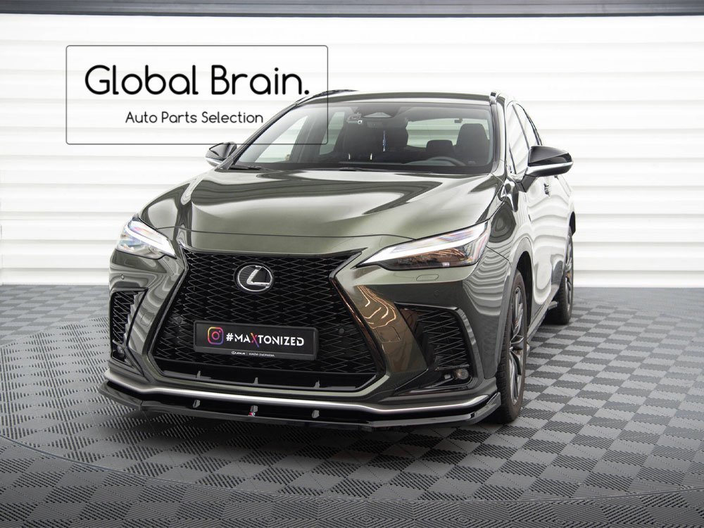 2021- レクサス NX Fスポーツ フロント リップ スポイラー V1/ フロント スプリッター エプロン ディフューザー バンパー フラップ拍卖