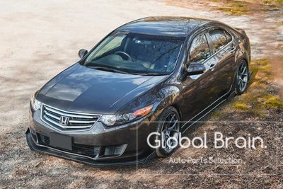 ホンダ アコード セダン ツアラー CU1 CU2 CW1 CW2 後期 フロント リップ スプリッター用 エクステンション / リップ エプロン バンパー拍卖