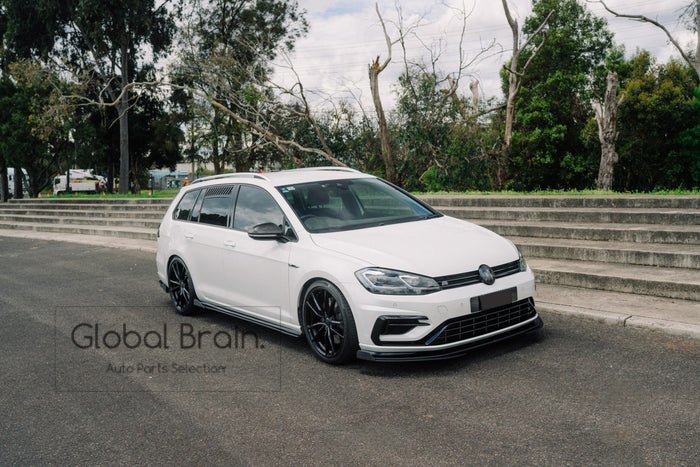 フォルクスワーゲン ゴルフ 7.5 R 後期 フロント スプリッター用 ウィングレット / リップ エプロン バンパー拍卖