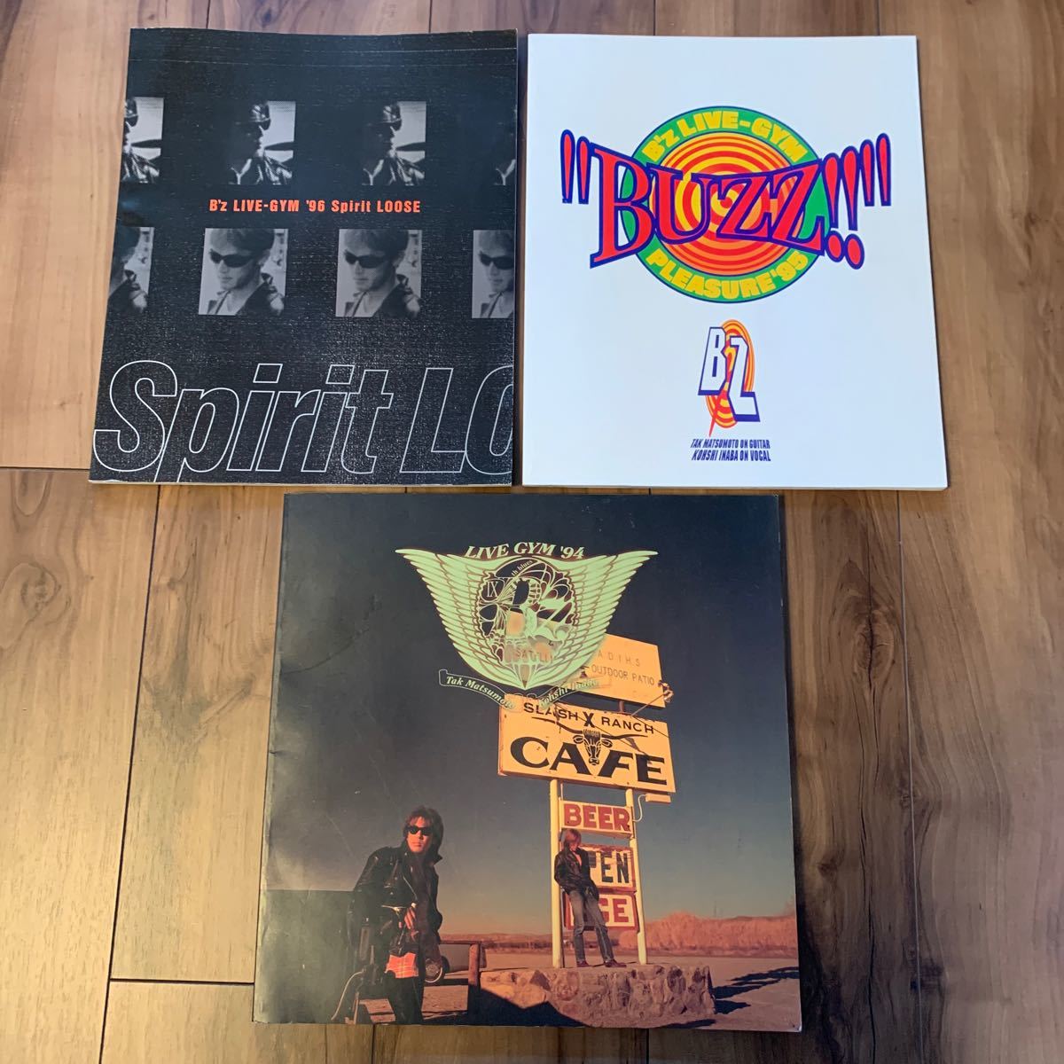 B'z LIVE GYM The 9th Blues 1994 95 96 ライブ ツアー パンフレット 稲葉浩志 松本孝弘 LIVE GYM邦楽ポップス ビーズ BUZZ spirit loose拍卖