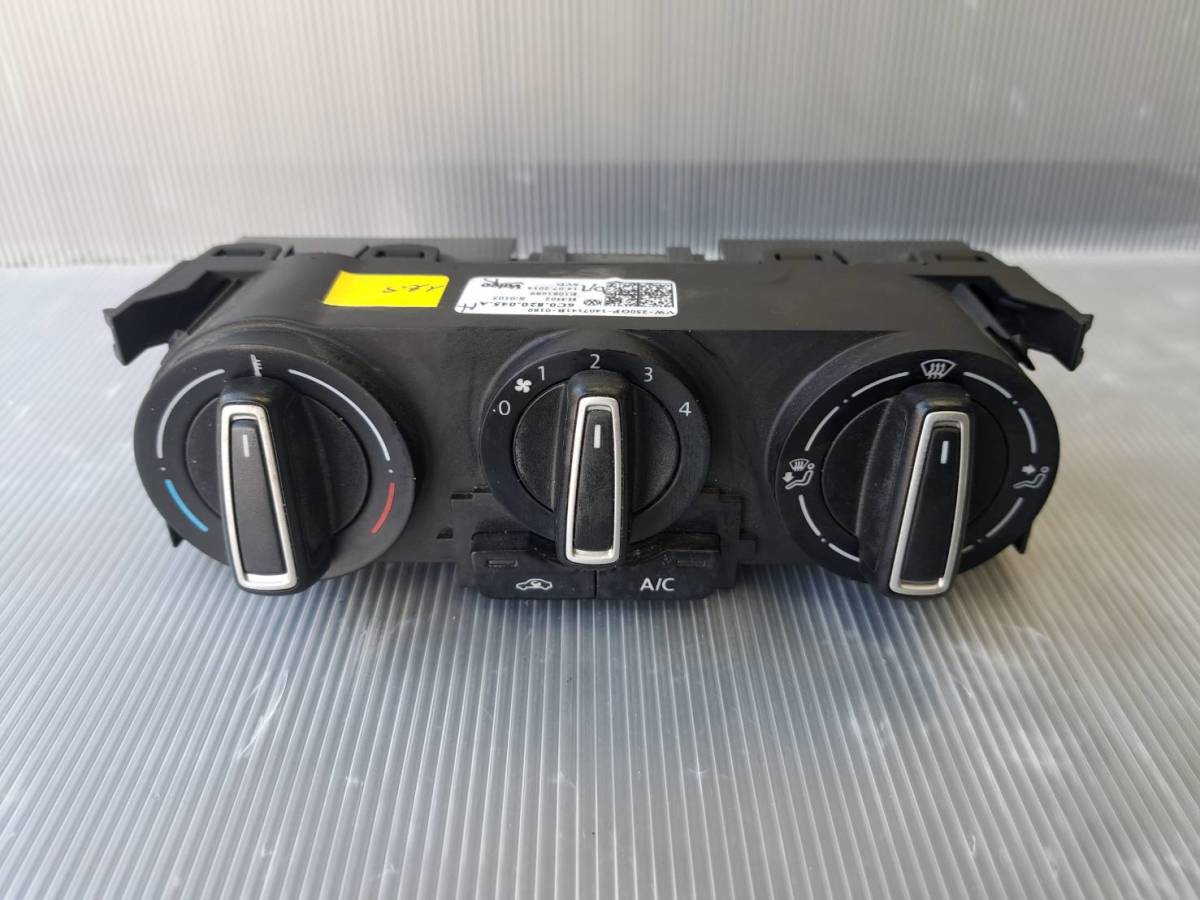 VW ポロ エアコンスイッチパネル エアコン操作パネル 6R フォルクスワーゲン Polo 6RCJZ A/C操作パネル 中古品拍卖