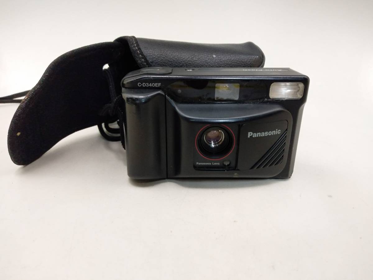 1010-0011 中古★コンパクトフィルムカメラ★ パナソニック Panasonic C-D340EF Auto Flash ブラック拍卖
