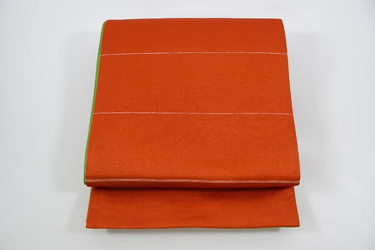 袋帯 縞模様 振袖 帯丈436cm ★着物屋 ne-7141 桜庭呉服店拍卖