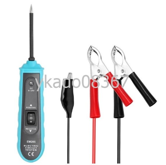 YF025:★人気商品★診断電源プローブ電気回路テスター EM285 簡単な操作と長いテストリード短絡保護拍卖