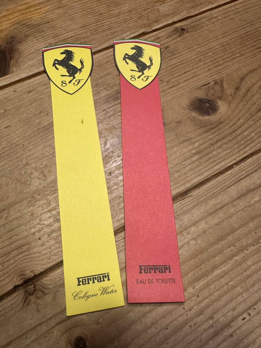 フェラーリ オードトワレ しおり FERRARI EAU DE TOILETET レア拍卖