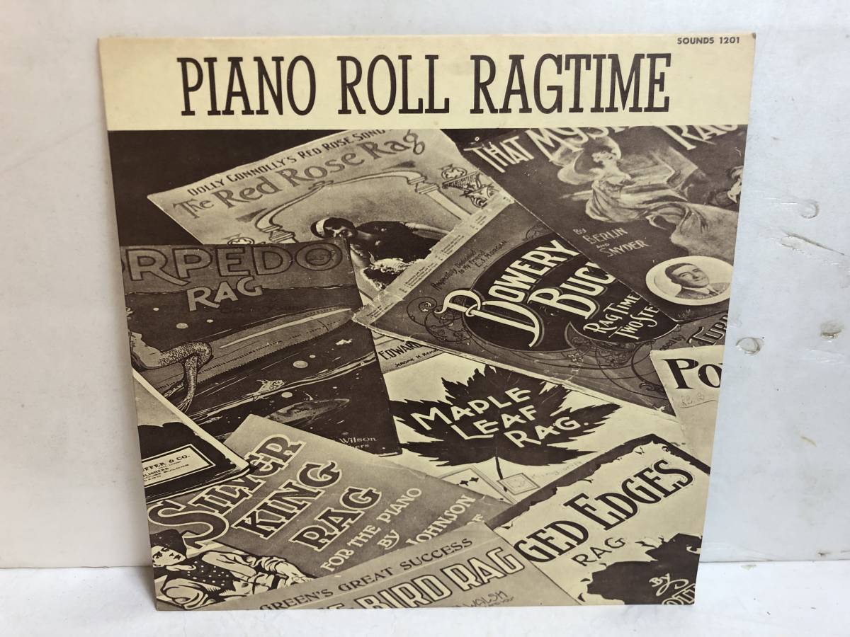 40113S 輸入盤 12inch LP★PIANO-ROLL RAGTIME★SOUNDS 1201拍卖