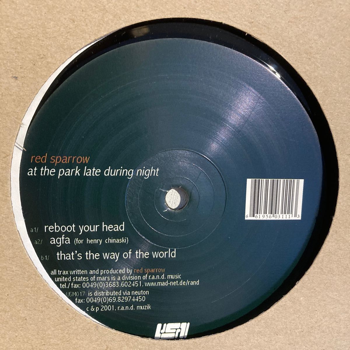 Red Sparrow - At The Park Late During Night拍卖