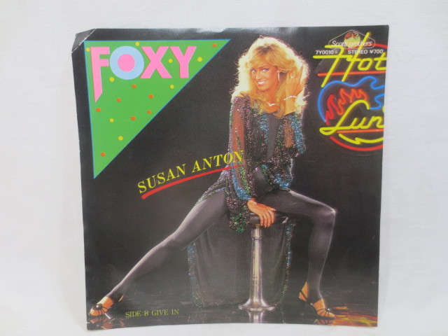 ♪洋楽 SUSAN ANTON スーザン アントン FOXY/GIVE IN シングルレコード EP 非売品 サンプル 非売品♪拍卖