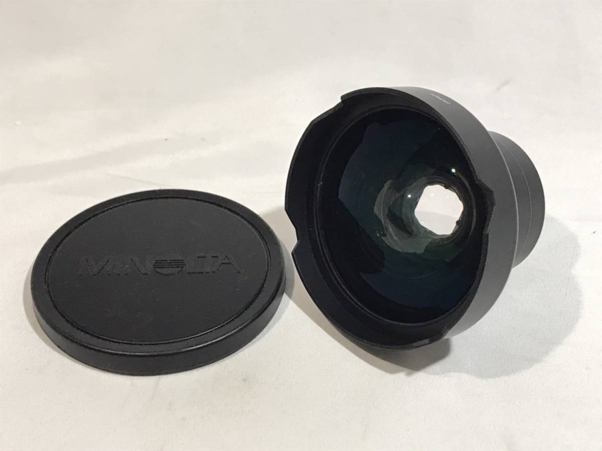 ЦЦ【 MINOLTA 】ミノルタ 0.5x WIDE CONVERTER VLW-501 ワイドコンバーター ワイドコンバージョンレンズ ワイコン拍卖