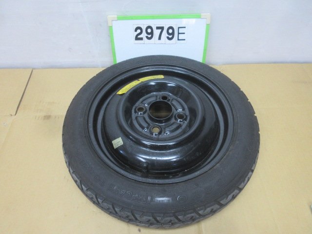 !2979E 三菱 トッポ H42A EKワゴンH81W H82W 純正 スペアタイヤ T105/80/D13 4穴 PCD100 M拍卖