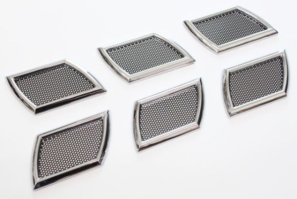 汎用ダミーダクトマセラティ風6個入り フェンダーに フェンダー用3連ダクト フェンダーをマセラティ風にグレードアップ 簡単取り付け!拍卖