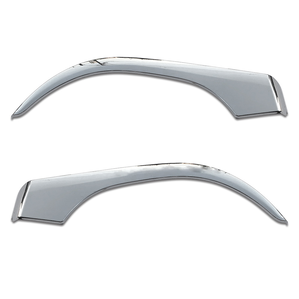 本州送料無料 日野 17 レンジャー H29.4- フロント メッキ フェンダー パネル フェンダー ガーニッシュ 左右 新品 ABS製 交換式 拍卖